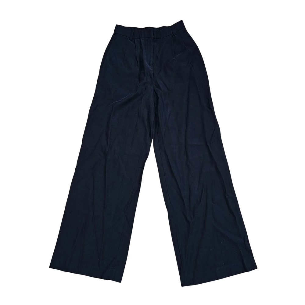 Open Edit Black Wide-Leg Pants | Size 2